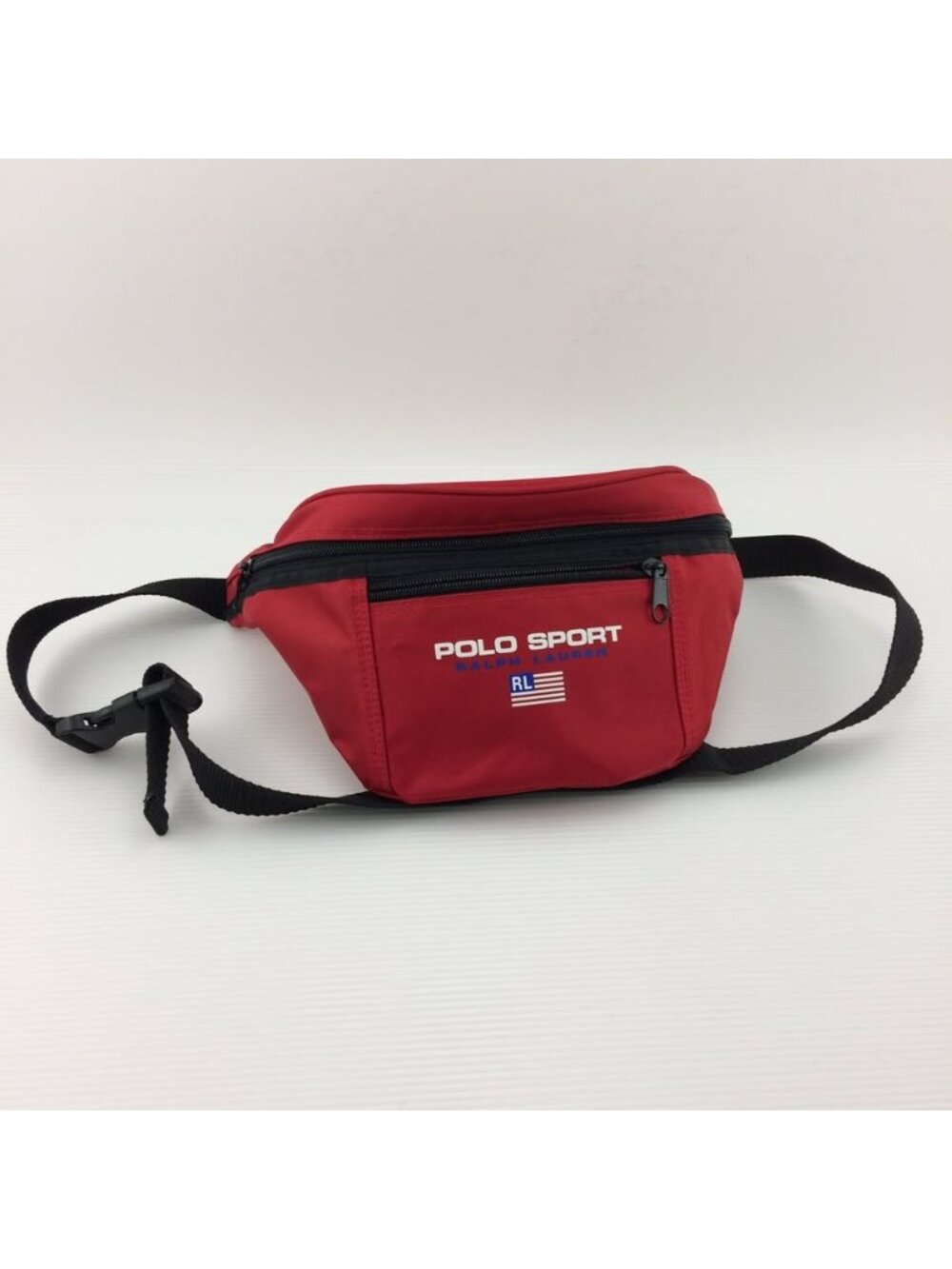 Polo Sport Ralph Lauren Vintage 90s Fanny Pack Waist Bag Red Unisex